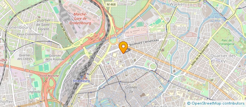 localisation de l'entreprise MADAME PATRICIA BILLING  STRASBOURG