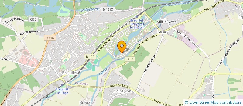 localisation de l'entreprise MADAME PATRICIA BIRETTE  BREUILLET