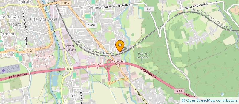 localisation de l'entreprise MADAME PATRICIA BIZIER  SEMEAC