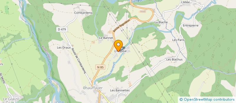 localisation de l'entreprise MADAME PATRICIA BLANC  AUBESSAGNE