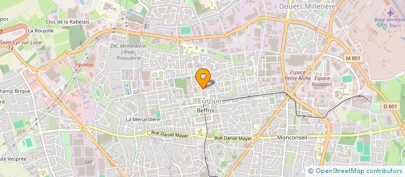 localisation de l'entreprise MADAME PATRICIA BLANCHARD à TOURS