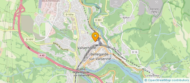 localisation de l'entreprise MADAME PATRICIA BLANCHARD à VALSERHONE