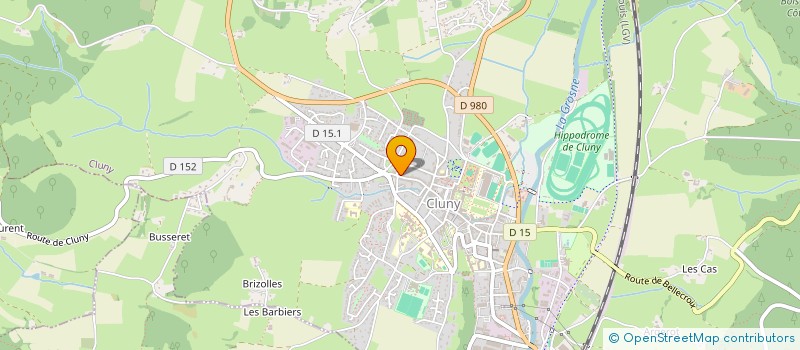 localisation de l'entreprise MADAME PATRICIA BLANDY à CLUNY