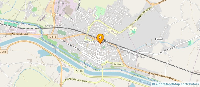 localisation de l'entreprise MADAME PATRICIA BLONDEAU  VALENCE