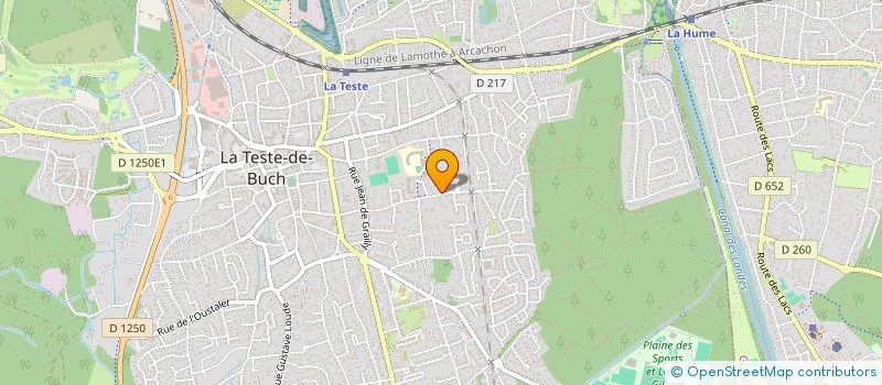 localisation de l'entreprise MADAME PATRICIA BOCKAERT à LA TESTE-DE-BUCH