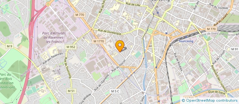 localisation de l'entreprise MADAME PATRICIA BOCQUET à TOURCOING