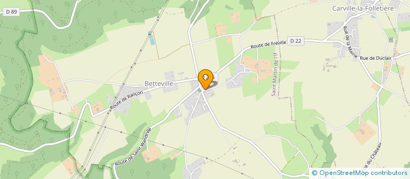 localisation de l'entreprise MADAME PATRICIA BODIVIT  SAINT MARTIN DE L'IF