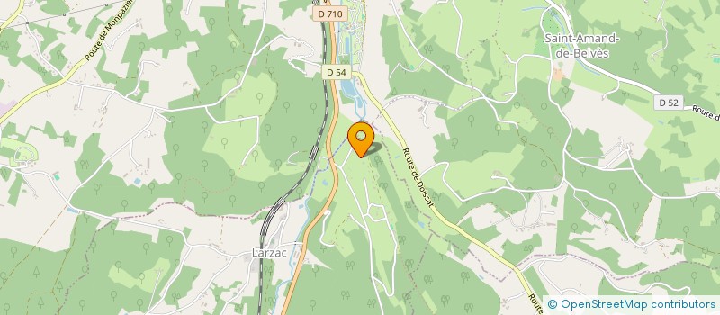 localisation de l'entreprise MADAME PATRICIA BOIRREAU  LARZAC