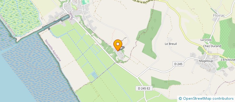 localisation de l'entreprise MADAME PATRICIA BOISSEAU  MORTAGNE-SUR-GIRONDE