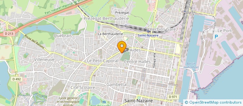 localisation de l'entreprise MADAME PATRICIA BOISSEAU à SAINT-NAZAIRE
