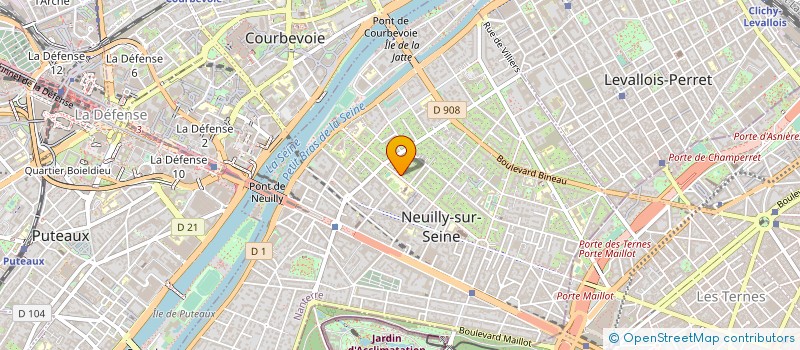 localisation de l'entreprise MADAME PATRICIA BOISSIERE à NEUILLY-SUR-SEINE