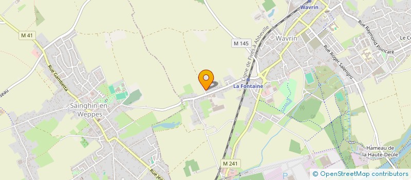 localisation de l'entreprise MADAME PATRICIA BOMMELAER  WAVRIN