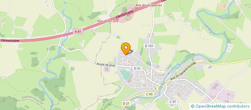 localisation de l'entreprise MADAME PATRICIA BONHOMME  LOUE