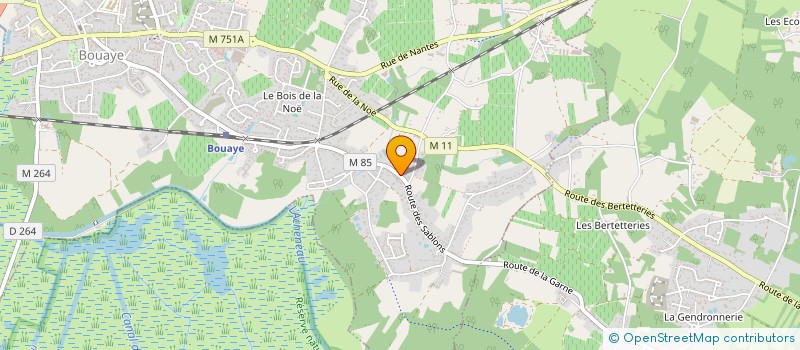 localisation de l'entreprise MADAME PATRICIA BONNE  BOUAYE