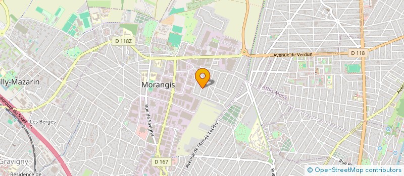 localisation de l'entreprise MADAME PATRICIA BONNET à MORANGIS