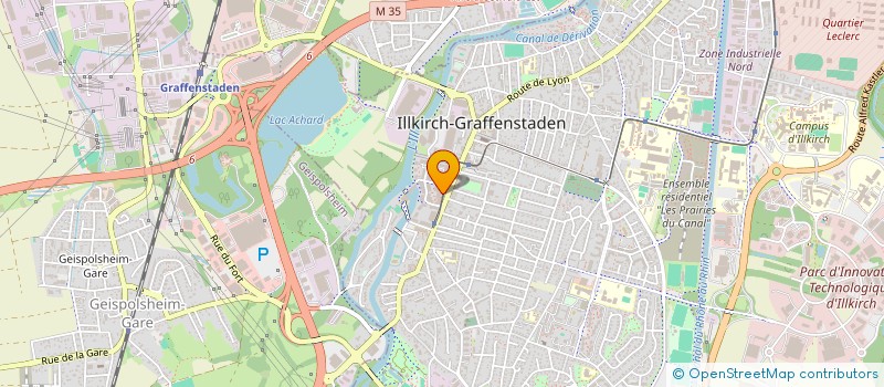 localisation de l'entreprise MADAME PATRICIA BORDONNET  ILLKIRCH-GRAFFENSTADEN