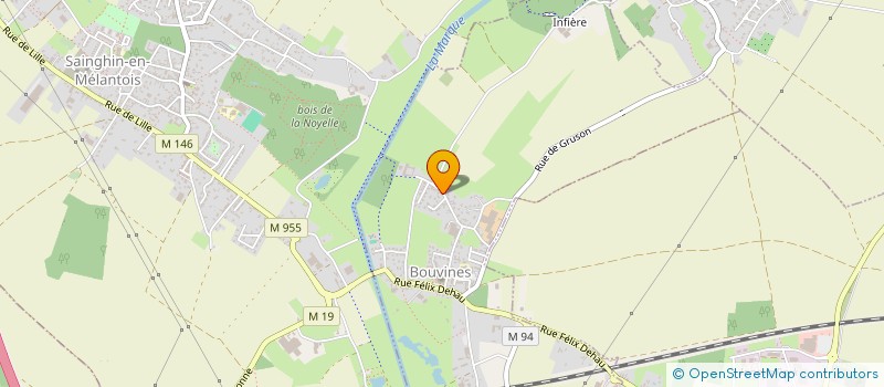 localisation de l'entreprise MADAME PATRICIA BOS  BOUVINES