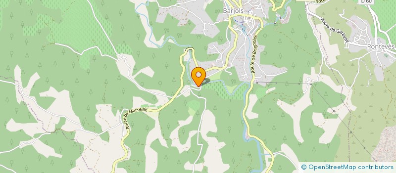 localisation de l'entreprise MADAME PATRICIA BOSC à BARJOLS