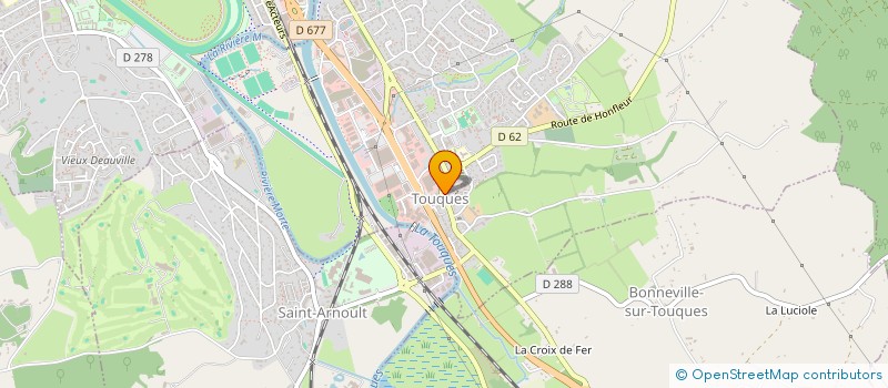 localisation de l'entreprise MADAME PATRICIA BOSSARD  TOUQUES