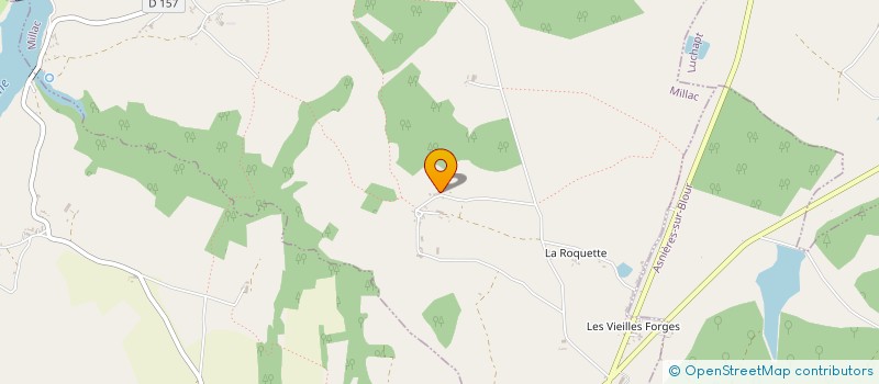 localisation de l'entreprise MADAME PATRICIA BOSSY  MILLAC