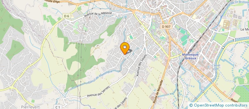 localisation de l'entreprise MADAME PATRICIA BOUCHET à MANOSQUE