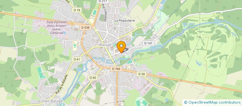 localisation de l'entreprise MADAME PATRICIA BOUDENOOT  BAUGE-EN-ANJOU