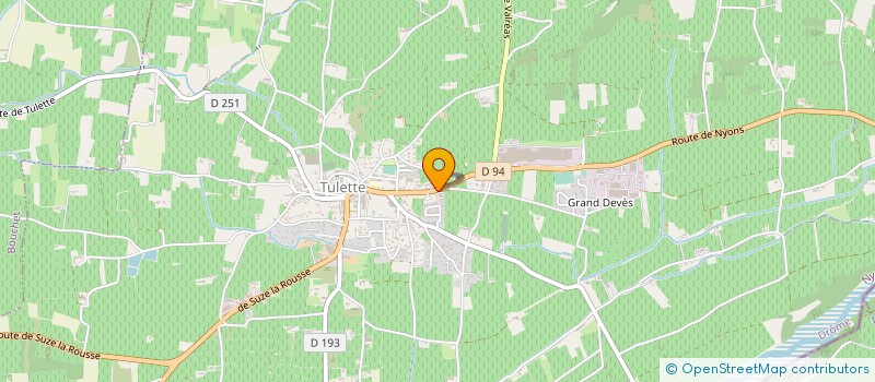 localisation de l'entreprise MADAME PATRICIA BOUFFIER  TULETTE