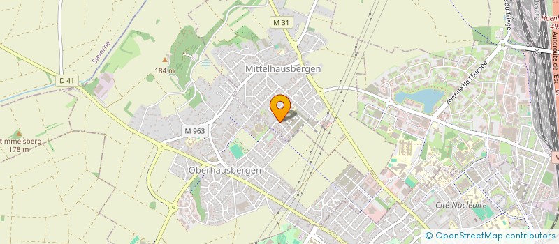 localisation de l'entreprise MADAME PATRICIA BOUILLEAUX  MITTELHAUSBERGEN