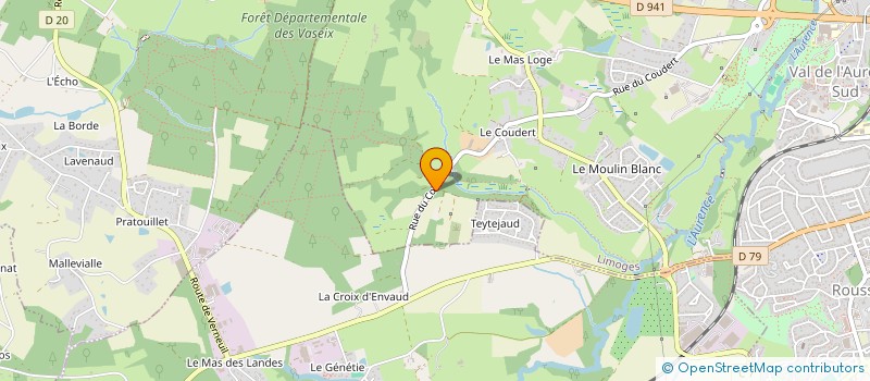 localisation de l'entreprise MADAME PATRICIA BOUILLON à LIMOGES