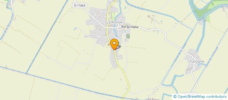 localisation de l'entreprise MADAME PATRICIA BOUJU  LA RONDE