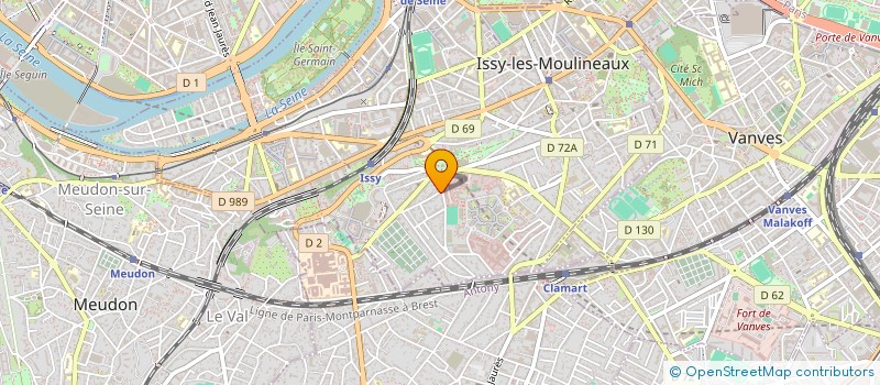 localisation de l'entreprise MADAME PATRICIA BOULANT à ISSY-LES-MOULINEAUX
