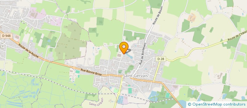 localisation de l'entreprise MADAME PATRICIA BOULAY  SAINT-GERVAIS