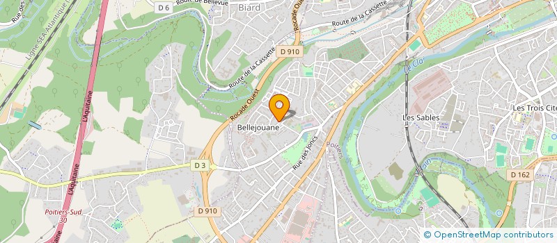 localisation de l'entreprise MADAME PATRICIA BOURDILLAUD à POITIERS