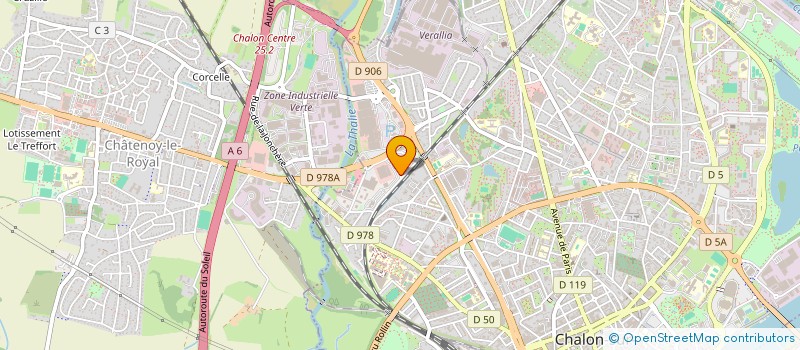 localisation de l'entreprise MADAME PATRICIA BOURDON  CHALON-SUR-SAONE