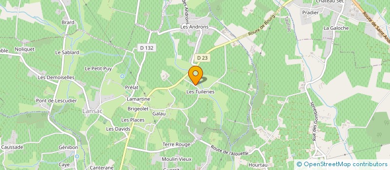 localisation de l'entreprise MADAME PATRICIA BOURGOGNE  LANSAC