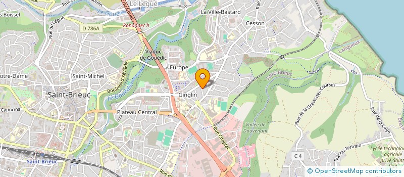 localisation de l'entreprise MADAME PATRICIA BOURHIS à SAINT-BRIEUC