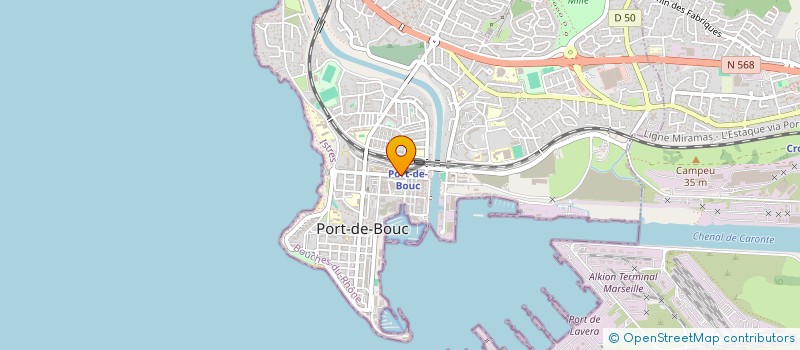 localisation de l'entreprise MADAME PATRICIA BOURRAT  PORT-DE-BOUC