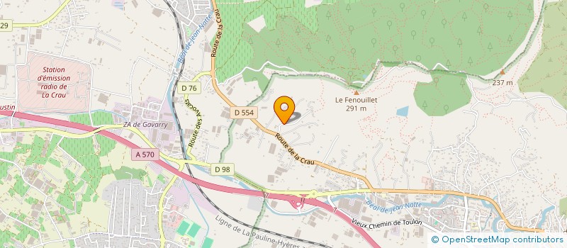 localisation de l'entreprise MADAME PATRICIA BOUSQUET à HYERES