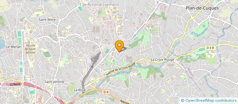 localisation de l'entreprise MADAME PATRICIA BOUSQUIE à MARSEILLE 13EME