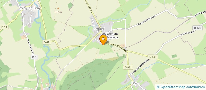 localisation de l'entreprise MADAME PATRICIA BOUTET  ARGUEIL