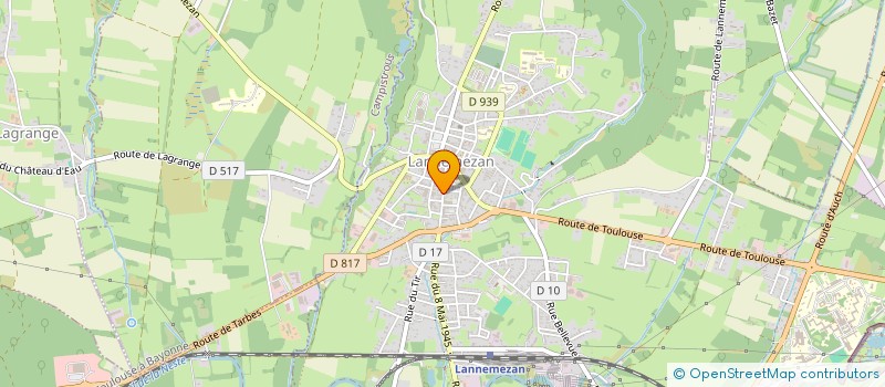 localisation de l'entreprise MADAME PATRICIA BOUTET  LANNEMEZAN