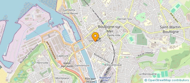 localisation de l'entreprise MADAME PATRICIA BOUTHVISETH  BOULOGNE-SUR-MER