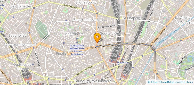 localisation de l'entreprise MADAME PATRICIA BOUVIER  PARIS