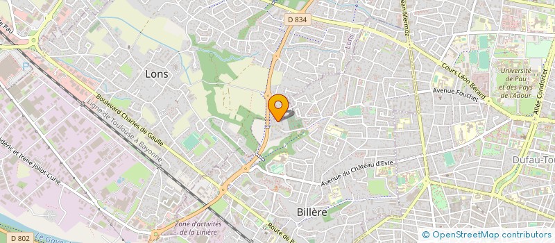 localisation de l'entreprise MADAME PATRICIA BOUYER à BILLERE