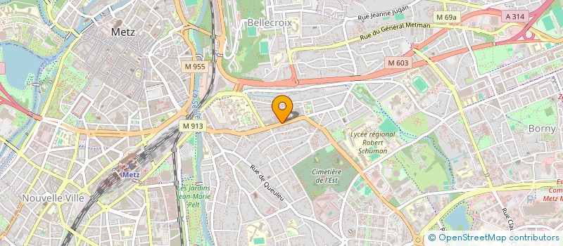 localisation de l'entreprise MADAME PATRICIA BRACIGLIANO  METZ