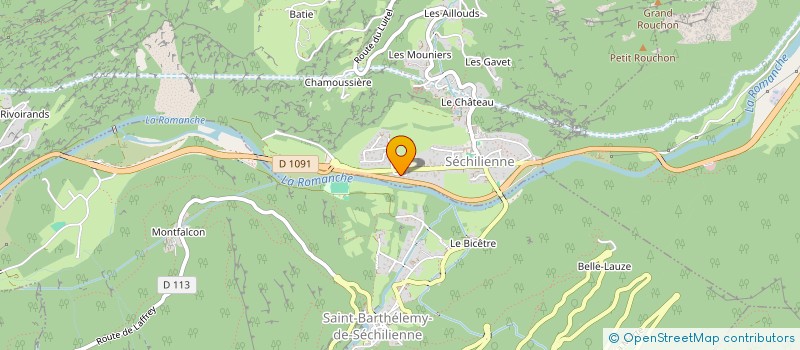 localisation de l'entreprise MADAME PATRICIA BRANDALISE  SECHILIENNE