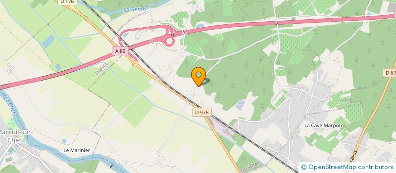 localisation de l'entreprise MADAME PATRICIA BRAS  SAINT-ROMAIN-SUR-CHER