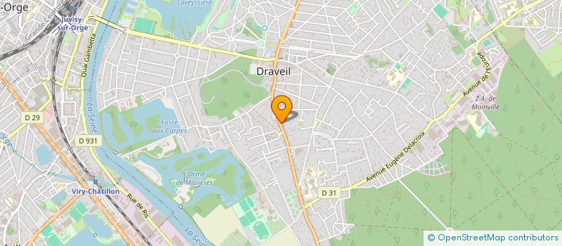 localisation de l'entreprise MADAME PATRICIA BRAUN  DRAVEIL