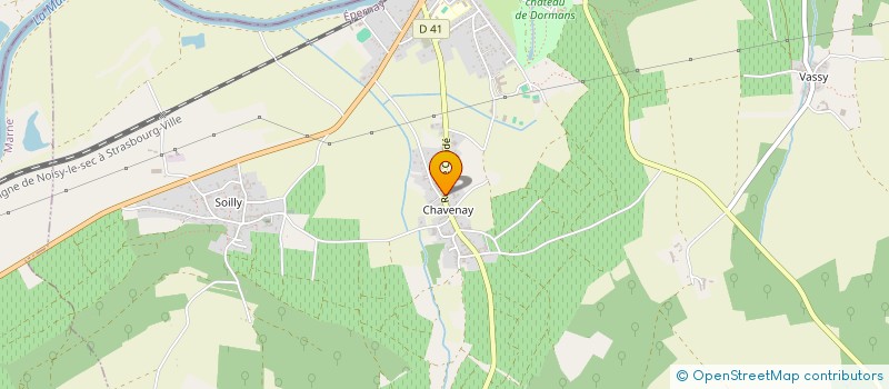 localisation de l'entreprise MADAME PATRICIA BRIAND  DORMANS