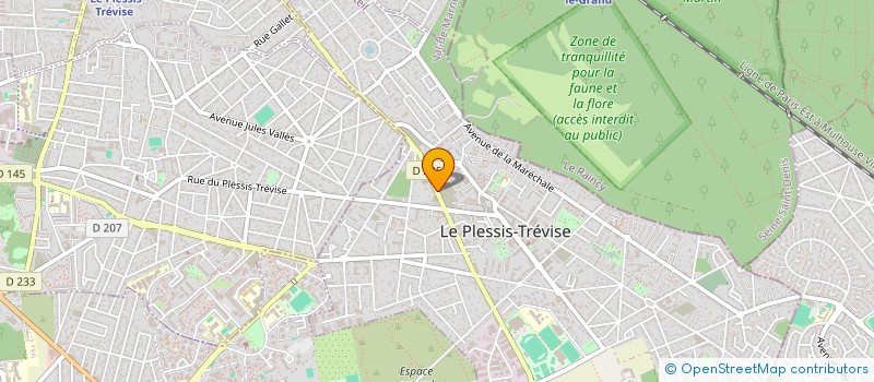 localisation de l'entreprise MADAME PATRICIA BRIGNET à LE PLESSIS-TREVISE